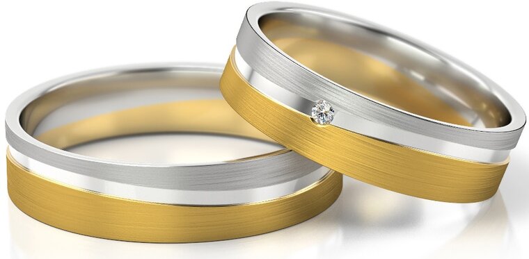 Trouwringen Goud model 13008