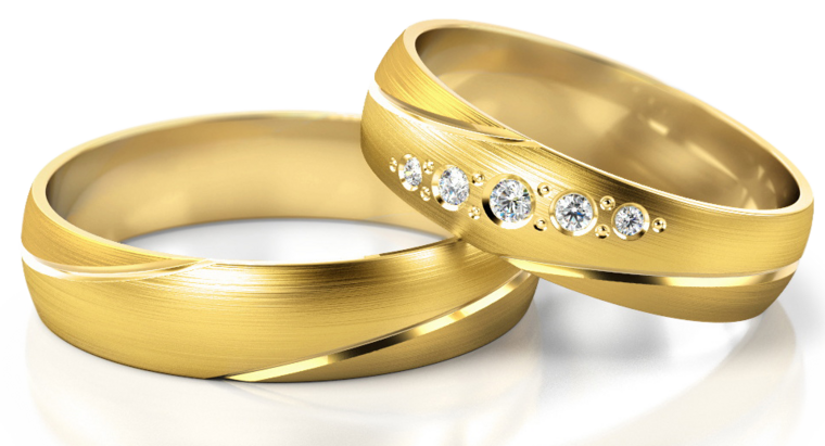 Trouwringen Goud model 73029