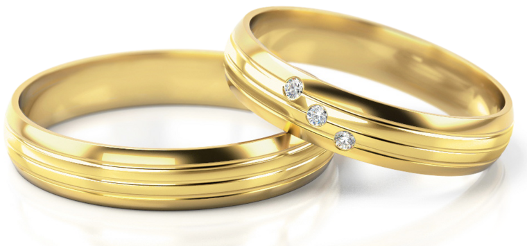 Trouwringen Goud model 52385
