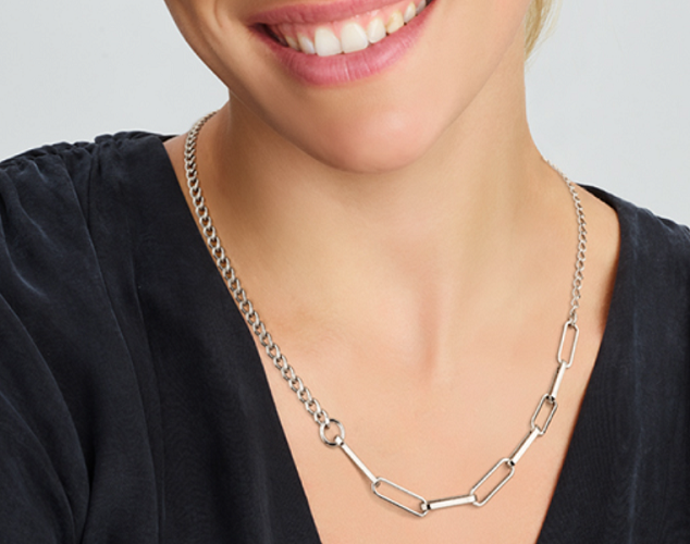 Halsketting 925 zilver model ET