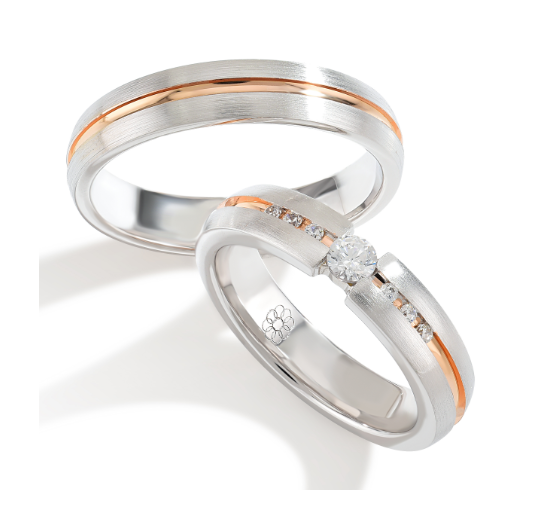 Demo-Trouwringen Goud model 6010 | Stel uw eigen set samen