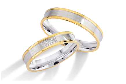 Demo-Trouwringen Goud model 8049 |Stel uw eigen set samen