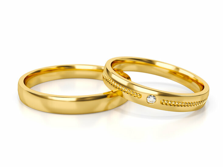 Demo-Trouwringen Goud model 13341 | Stel uw eigen set samen