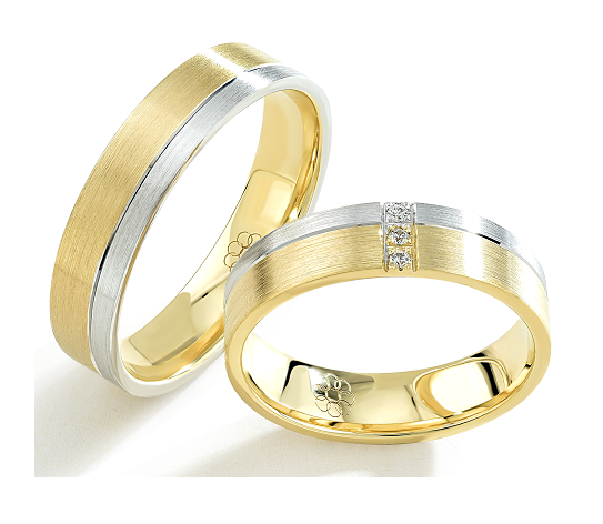 Demo-Trouwringen Goud model 9006 | Stel uw eigen set samen