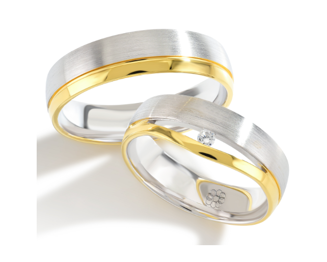 Demo-Trouwringen Goud model 5017 | Stel uw eigen set samen