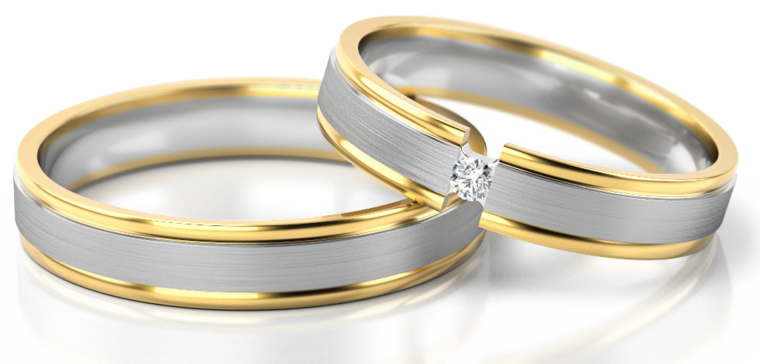 Demo-Trouwringen Goud model 32665 | Stel uw eigen set samen