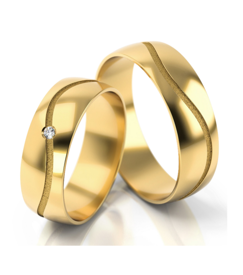 Demo-Trouwringen Goud model 52865 | Stel uw eigen set samen