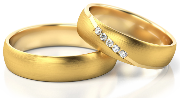 Demo-Trouwringen Goud model 12691 | Stel uw eigen set samen