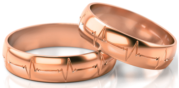 Demo-Trouwringen model 92579 | Roségoud