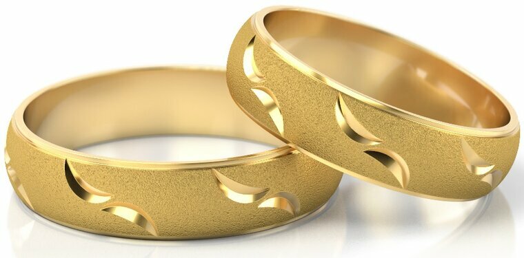 Demo-Trouwringen Goud model 51305 | Geelgoud