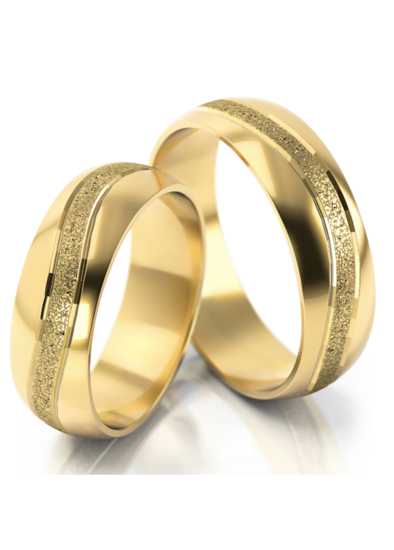 Demo-Trouwringen Goud model 51165 | Geelgoud