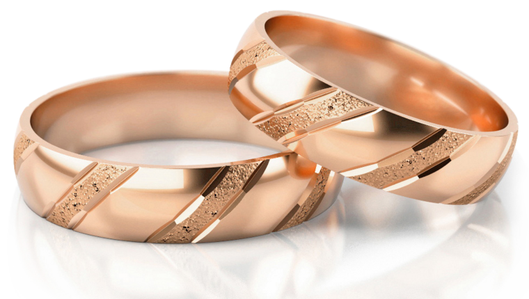 Demo-Trouwringen Goud model 5215 | Roségoud