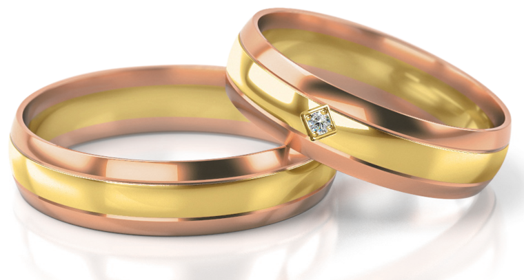 Demo-Trouwringen Goud model 42557 | Stel uw eigen set samen