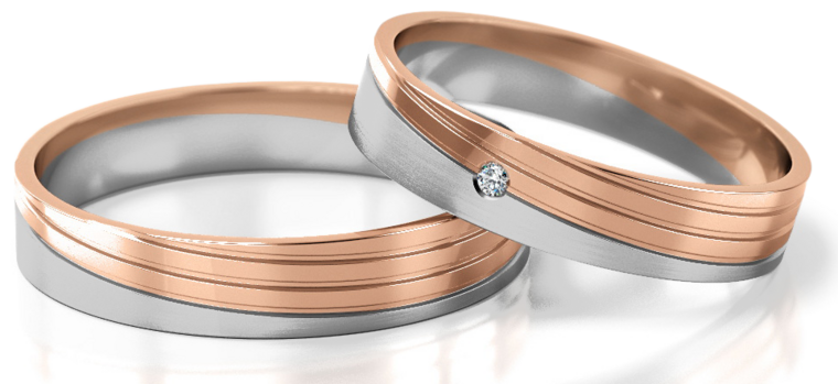 Demo-Trouwringen Goud model 12995 | Stel uw eigen set samen