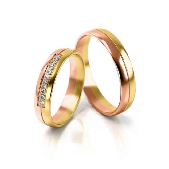 Demo-Trouwringen Goud model 23185 | Stel uw eigen set samen