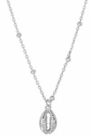 Halsketting 925 zilver met hanger schelp model T