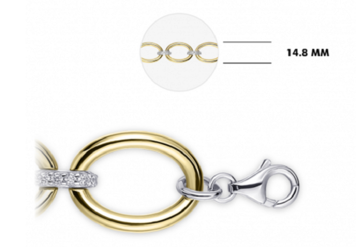 Bruidssieradenset 14 karaat gold plated zirkonia's