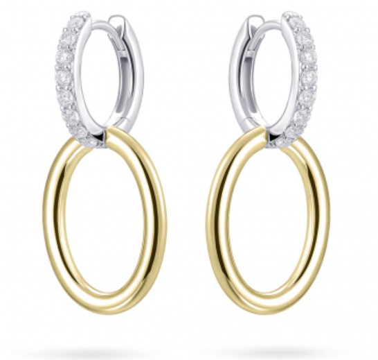 Bruidssieradenset 14 karaat gold plated zirkonia's