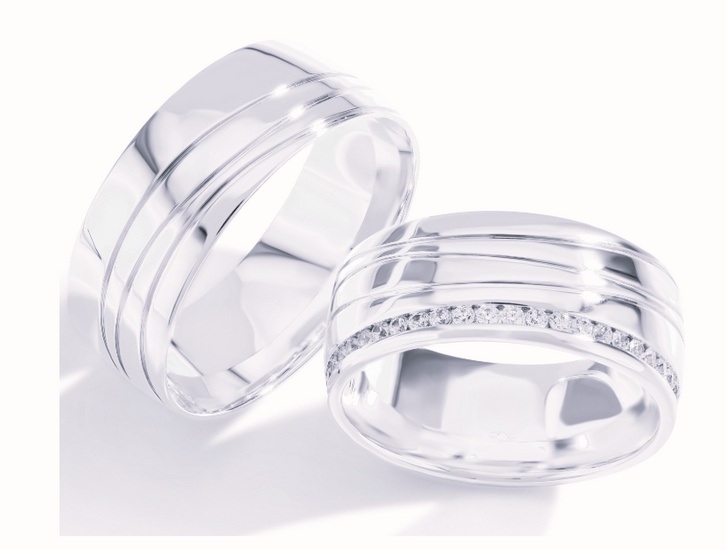 Trouwringen Zilver model 70059
