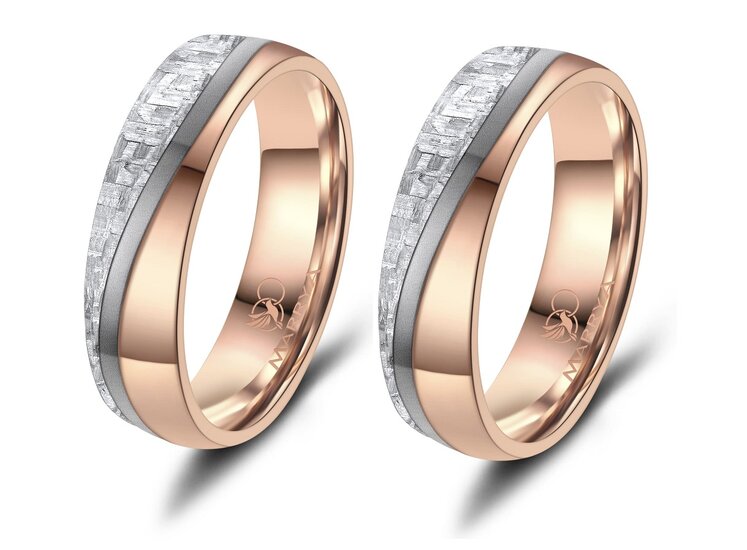 Trouwringen Mannen Titanium & Carbon model 3205 | Stel uw eigen set samen