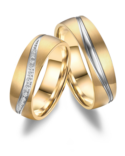 Vriendschapsringen Titanium model DI | Stel uw eigen set samen