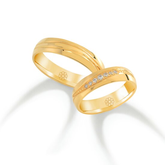Trouwringen Goud model 2131 | Stel uw eigen set samen