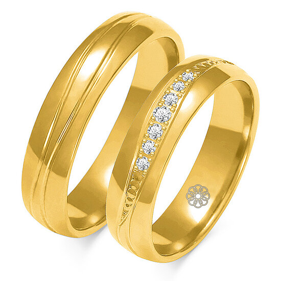 Trouwringen Goud model 2131 | Stel uw eigen set samen