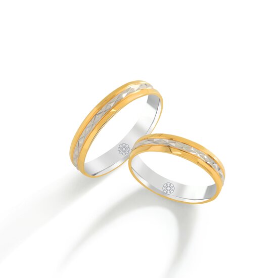 Trouwringen Goud model 1214 | Stel uw eigen set samen