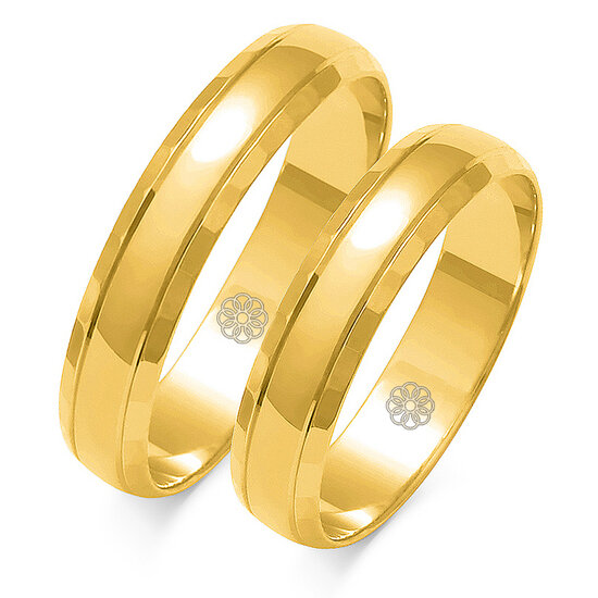 Trouwringen Goud model 1008 | Stel uw eigen set samen