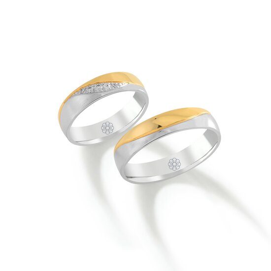 Trouwringen Goud model 2212 | Stel uw eigen set samen