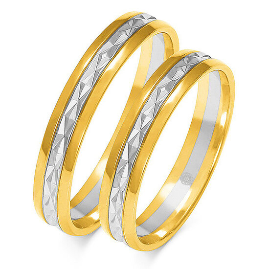 Trouwringen Goud model 1214 | Stel uw eigen set samen
