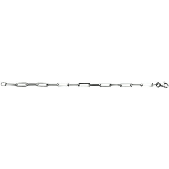 Armband paperclip 925 zilver Model E