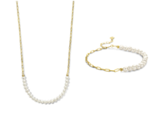 Bruidssieraden set 14 karaat gold plated parels