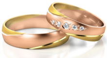 Trouwringen Goud model 73029