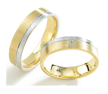 Demo-Trouwringen Goud model 9006 | Stel uw eigen set samen