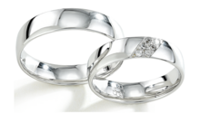 Demo-Trouwringen Witgoud model 6003 | Stel uw eigen set samen