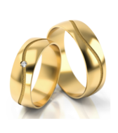 Demo-Trouwringen Goud model 52865 | Stel uw eigen set samen