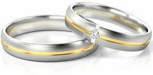 Demo-Trouwringen Goud model 42674 | Stel uw eigen set samen
