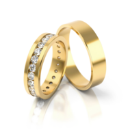 Demo-Trouwringen Goud model 60846 | Stel uw eigen set samen
