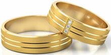 Demo-Trouwringen Goud model 42065 | Stel uw eigen set samen