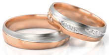 Demo-Trouwringen Goud model 62879 | Stel uw eigen set samen
