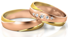 Demo-Trouwringen Goud model 73029 | Stel uw eigen set samen