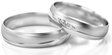 Demo-Trouwringen Witgoud model 52755 | Stel uw eigen set samen