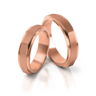 Demo-Trouwringen Goud model 92119 | Roségoud