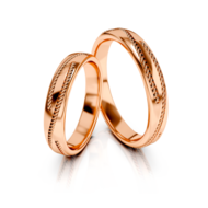 Demo-Trouwringen Goud model 53236 | Roségoud