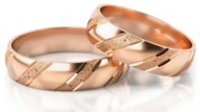 Demo-Trouwringen Goud model 5215 | Roségoud