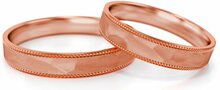 Demo-Trouwringen Goud model 23361 | Ros&eacute;goud