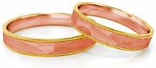 Demo-Trouwringen Goud model 23361 | Roségoud met Geelgoud