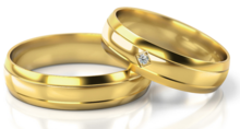 Demo-Trouwringen Goud model 42557 | Stel uw eigen set samen