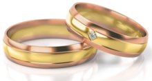 Demo-Trouwringen Goud model 42557 | Stel uw eigen set samen